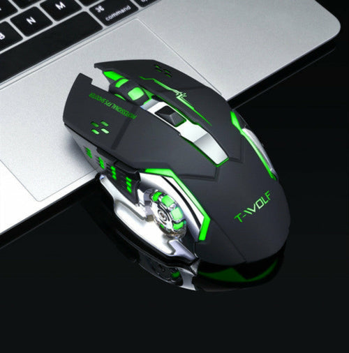 Mouse Gamer inalámbrico 2400 DPI vista frontal